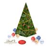 Adventskalender "Weihnachtspyramide" mit Lindt Schokolade bunt | ohne Werbeanbringung