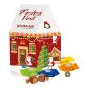 3D Präsent "Haus" mit Lindt Minis und Nikolaus bunt | ohne Werbeanbringung | Fairtrade® Schokolade