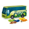 3D Präsent "Bus" mit Lindt Minis und Nikolaus bunt | ohne Werbeanbringung | Fairtrade® Schokolade