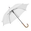 PATTI. Regenschirm aus 190T-Polyester mit automatischer Öffnung Weiß | ohne Werbeanbringung