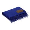 Lichtenstein Decke aus rPET (180 g/m²). Mit personalisierbarem Aufnäher Marineblau