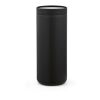 Rhine Thermobecher 600ml aus recy. Edelstahl, doppelwandig, mit 360°-Push-Deckel Schwarz