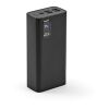 Hertz Powerbank aus rABS mit 30000 mAh. LED-Anzeige. Lädt auch Laptops Schwarz | ohne Werbeanbringung | Nicht verfügbar | Nicht verfügbar | Nicht verfügbar
