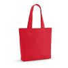 Aconcagua Einkaufstasche recy.Baumwolle (280 g/m²). Mit Bodenfalte Rot | ohne Werbeanbringung | Nicht verfügbar | Nicht verfügbar | Nicht verfügbar