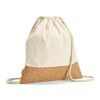 Orizaba Kordelzugbeutel aus recycelter Baumwolle (180 g/m²) und Kork Natur | ohne Werbeanbringung | Nicht verfügbar | Nicht verfügbar | Nicht verfügbar