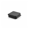 Planck 3-in-1 kabelloses Schnellladegerät, recy. ABS – 15 W, USB-C-Anschluss. Schwarz