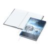 Notizbuch Note-Book Ecken spitz Hardcover individuell bedruckt DIN A5 | ohne Werbeanbringung | glänzend | Winkelkaro