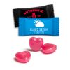 Herzbonbons im Flowpack transparent | ohne Werbeanbringung