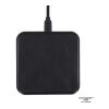 2259 | Xoopar Iné Wireless Fast Charger - Recycled Leather 15W Schwarz | ohne Werbeanbringung | Nicht verfügbar | Nicht verfügbar | Nicht verfügbar