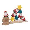 InSideOut FSC Holz Weihnachtsmann Balancierspiel weiß | ohne Werbeanbringung | Nicht verfügbar | Nicht verfügbar