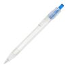 R-PET-Kugelschreiber Blau Weiss-Blau Weiss | 1-farbiger Tampondruck | 270° vom Clip | 50 mm x 7 mm | Nicht verfügbar