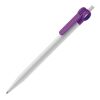 Kugelschreiber Futurepoint Hardcolour Weiss-Transparent Violett | 1-farbiger Siebdruck | in Verlängerung vom Clip | 50 mm x 25 mm | Nicht verfügbar