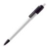 Kugelschreiber Baron Colour Hardcolour Weiss-Schwarz | 1-farbiger Siebdruck | 180° vom Clip | 45 mm x 25 mm | Nicht verfügbar