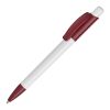 Kugelschreiber Kamal hardcolour Weiss-Dunkelrot | 1-farbiger Siebdruck | 180° vom Clip | 40 mm x 25 mm | Nicht verfügbar