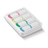 Textmarkter Set 4St. 75mm regenbogenfarben | 1-farbiger Tampondruck | Textmarker rosa seite 1 | 15 mm x 10 mm | Nicht verfügbar