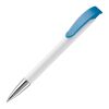 KS Apollo Metall Tip HC Weiss-Blau Weiss | 1-farbiger Siebdruck | 90° vom Clip | 45 mm x 25 mm | Nicht verfügbar