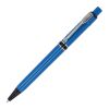 Kugelschreiber Raja Extra Hellblau-Schwarz | 1-farbiger Siebdruck | 180° vom Clip | 40 mm x 25 mm | Nicht verfügbar