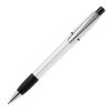 Kugelschreiber Semyr Grip hardcolour Weiss | 1-farbiger Siebdruck | 180° vom Clip | 45 mm x 25 mm | Nicht verfügbar