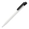 Kugelschreiber Ingeo TM Pen hardcolour Weiss-Schwarz | 1-farbiger Siebdruck | 180° vom Clip | 45 mm x 25 mm | Nicht verfügbar