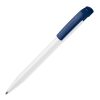 Kugelschreiber S45 Hardcolour Weiss-Dunkelblau | 1-farbiger Tampondruck | Clip | 25 mm x 6 mm | Nicht verfügbar
