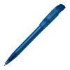 Kugelschreiber S45 Clear Transparent Dunkelblau-Dunkelblau | 1-farbiger Tampondruck | Clip | 25 mm x 6 mm | Nicht verfügbar