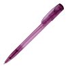 Kugelschreiber Deniro Frosty Transparent Violett | 1-farbiger Siebdruck | in Verlängerung vom Clip | 45 mm x 25 mm | Nicht verfügbar
