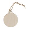 Weihnachtskugel in Form einer Holzkugel Natur | ohne Werbeanbringung | Nicht verfügbar | Nicht verfügbar