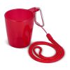 Festival-Shotglas mit Lanyard Rosa-Rosa | ohne Werbeanbringung | Nicht verfügbar | Nicht verfügbar