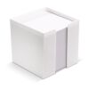 Notizzettel 10x10x10cm FSC in Würfelbox Weiss | ohne Werbeanbringung | Nicht verfügbar | Nicht verfügbar | Nicht verfügbar
