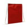 Kordelzugbeutel baumwolle OEKO-TEX® 140g/m² 35x45cm Rot Weiß