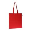 Tasche Fairtrade lang 140g 38x42 Rot / Weiß | ohne Werbeanbringung | Nicht verfügbar | Nicht verfügbar | Nicht verfügbar