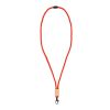 R-PET Kordel-Lanyard Rot Weiß | 1-farbiger Tampondruck | Seite 1 | 28 mm x 14 mm