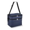 R-PET 600D Doppelfach-Kühltasche 30 x 20 x 25cm 12L Dunkelblau