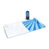 R-PET-Schnelltrocknungs-Strandtuch 100 × 180 cm, Sublimationsdruck Blau Weiss | ohne Werbeanbringung | Nicht verfügbar | Nicht verfügbar