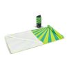 R-PET-Schnelltrocknungs-Strandtuch 100 × 180 cm, Sublimationsdruck Hellgrün | ohne Werbeanbringung | Nicht verfügbar | Nicht verfügbar