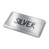 Doming Rechteck 30x15 mm Silber | ohne Werbeanbringung | Nicht verfügbar | Nicht verfügbar | Nicht verfügbar