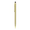 Sleek Stylus Executive Kugelschreiber gold | 1-farbiger Siebdruck | Schaft-Clipverlängerung | 15.00 mm x 38.00 mm