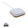 Oregon Wireless-Charger aus RCS recyc. Kunststoff & Kork braun | ohne Werbeanbringung | Nicht verfügbar | Nicht verfügbar