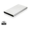 4.000mAh Type-C Powerbank aus RCS recyeltem ABS & Aluminium silber | ohne Werbeanbringung | Nicht verfügbar | Nicht verfügbar