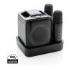 Singvibe Karaoke-Set mit Doppelmikrofon aus RCS rec. ABS schwarz | ohne Werbeanbringung | Nicht verfügbar | Nicht verfügbar