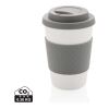 Wiederverwendbarer Kaffeebecher 270ml grau | ohne Werbeanbringung | Nicht verfügbar | Nicht verfügbar | Nicht verfügbar