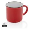 Vintage Keramiktasse rot | ohne Werbeanbringung | Nicht verfügbar | Nicht verfügbar