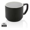 Moderne Keramiktasse schwarz-weiß