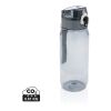 Yide RCS  rPET verschließbare Wasserflasche 600ml schwarz | ohne Werbeanbringung | Nicht verfügbar | Nicht verfügbar