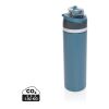 Omni Sip verschließbare Flasche aus RCS-reSteel, 700ml blau | ohne Werbeanbringung | Nicht verfügbar | Nicht verfügbar