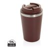 Java 350ml doppelwandiger Becher aus RCS recyceltem PP rot | ohne Werbeanbringung | Nicht verfügbar | Nicht verfügbar
