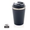 Java 350ml doppelwandiger Becher aus RCS recyceltem PP französisch blau | ohne Werbeanbringung | Nicht verfügbar | Nicht verfügbar