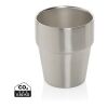 Clark Doppelwandige RCS Kaffeetasse 300ml silber | ohne Werbeanbringung | Nicht verfügbar | Nicht verfügbar