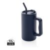 Cube Becher aus RCS recyceltem Stahl 800ml navy blau | ohne Werbeanbringung | Nicht verfügbar | Nicht verfügbar