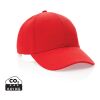 Impact 6 Panel Kappe aus 280gr rCotton mit AWARE™ Tracer rot | ohne Werbeanbringung | Nicht verfügbar | Nicht verfügbar | Nicht verfügbar
